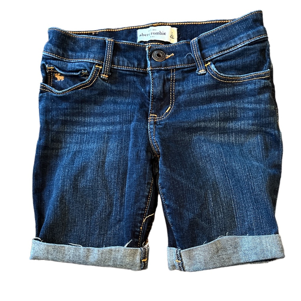 Abercrombie Kids Bermuda length jean shorts size 12